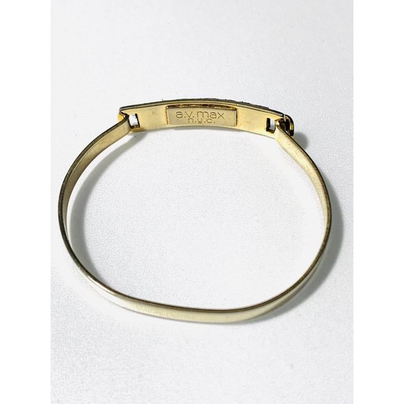 A.V.MAX Leather Cuff Bracelet - Picture 3 of 8